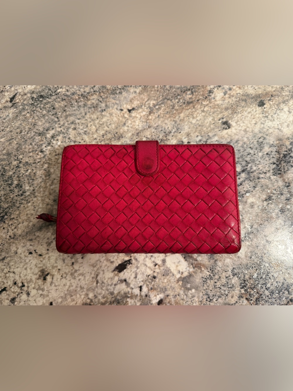 Bottega Veneta Red/Wine Wallet